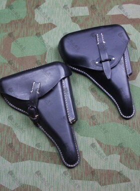 顶及复刻鲁格P08 瓦尔特P38真皮皮套 乖巧虎反吹抛壳玩具套子