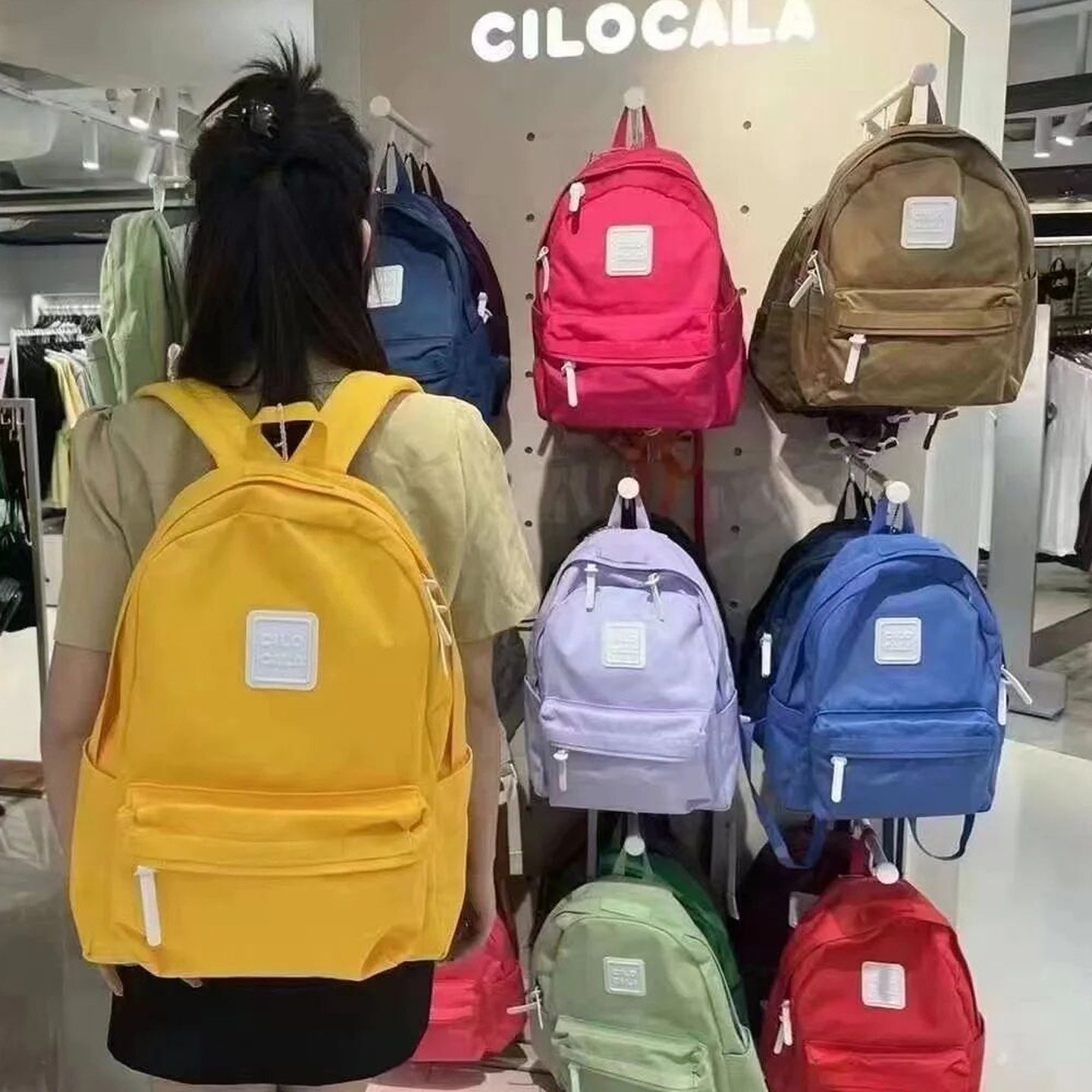 日本cilo双肩包妈咪包轻便防水儿童学生书包男女运动旅游背包cala图片
