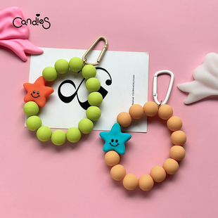 Candies 手机挂件 原创个性可爱 小众清新 硅胶圆珠饰品 吊坠挂饰