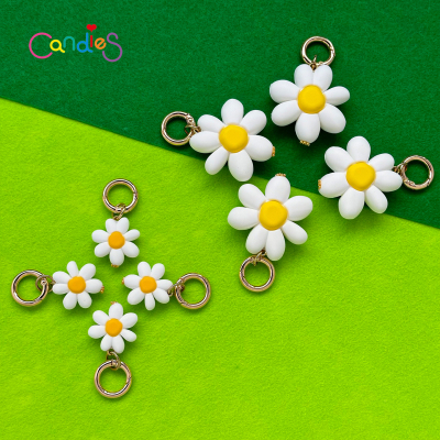 Candies原创清新白色花瓣挂饰