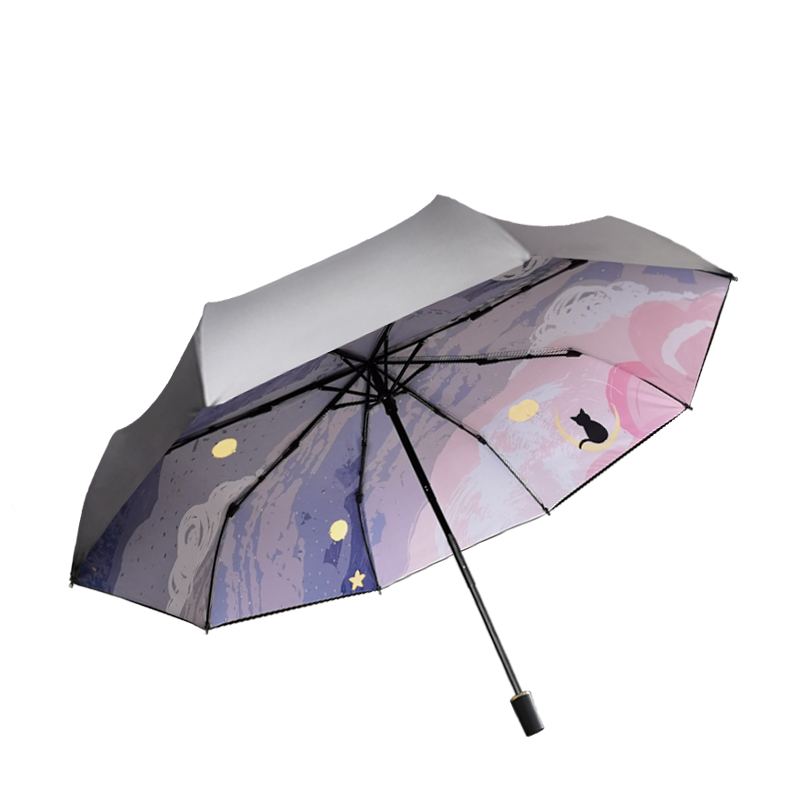 麦阿蜜晴雨伞手绘防晒防紫外线