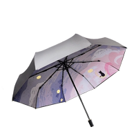 麥阿蜜晴雨傘手繪防曬防紫外線