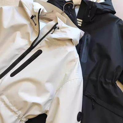 鹅绒服防水冲锋衣羽绒服工装女款