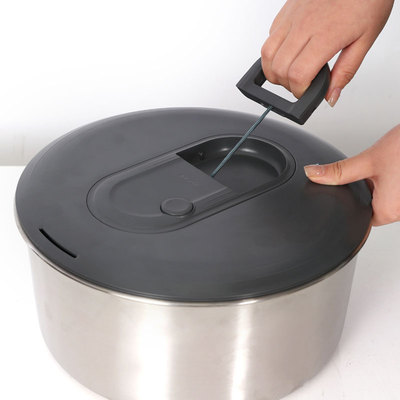 美国Zyliss 不锈钢甩菜器 手动果蔬脱水器沙拉沥水滤水器洗菜盆