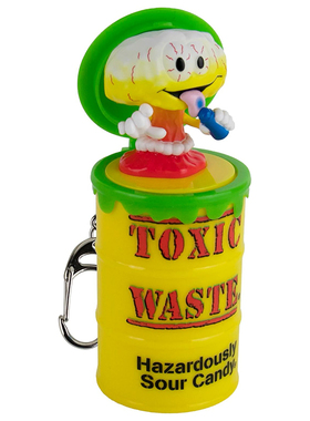 美国World's Coolest Toxic Waste有毒废物搞怪弹出式公仔钥匙扣