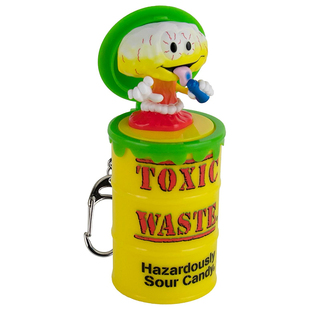 美国World's Coolest Toxic Waste有毒废物搞怪弹出式公仔钥匙扣