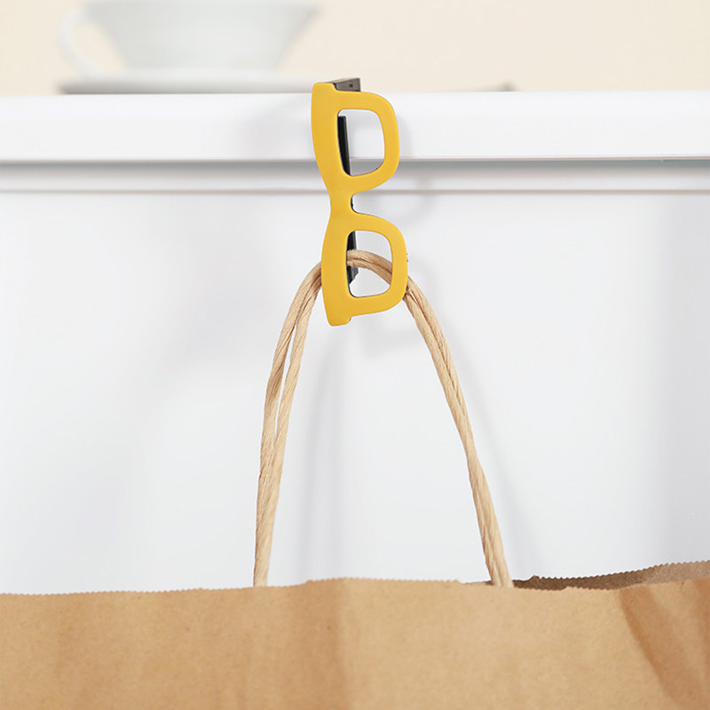 日本制造Sceltevie 可爱眼镜造型挂包支架 手机支架 挂包包神器