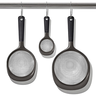 美国OXO 不锈钢柠檬汁意大利面过滤器 家用厨房漏勺滤网3件套