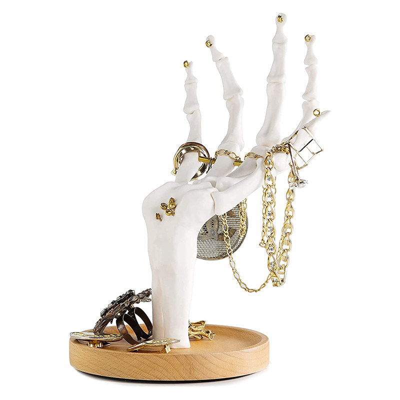 英国suck uk 创意骷髅手首饰架 耳环项链戒指手表收纳架超酷摆件