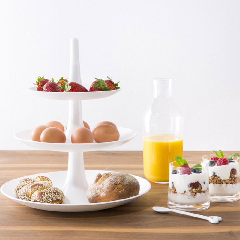 德国原装进口Koziol 三层糕点架 下午茶点心盘水果糖果甜品零食盘