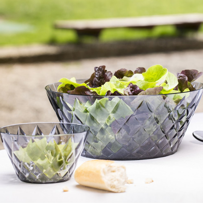 德国原装进口Koziol 晶透沙拉碗 零食小食碗水果碗果盘冰镇盆
