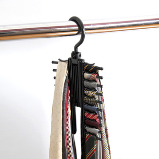 日本制造原装进口Shinko 领带衣架 领带丝巾收纳架整理架收纳挂钩