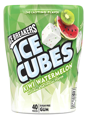 美国Ice Breakers 木糖醇无糖口香糖 冰爽酷爽多种水果口味 40粒