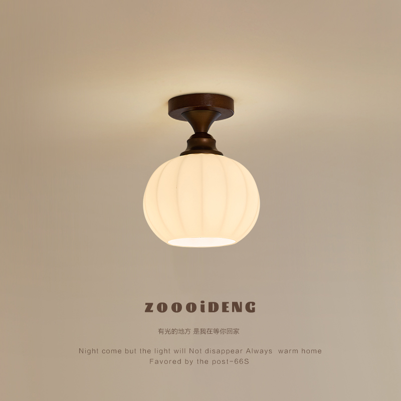 卓琪法式中古风入户玄关客厅走廊过道吸顶灯复古衣帽间灯试衣间灯