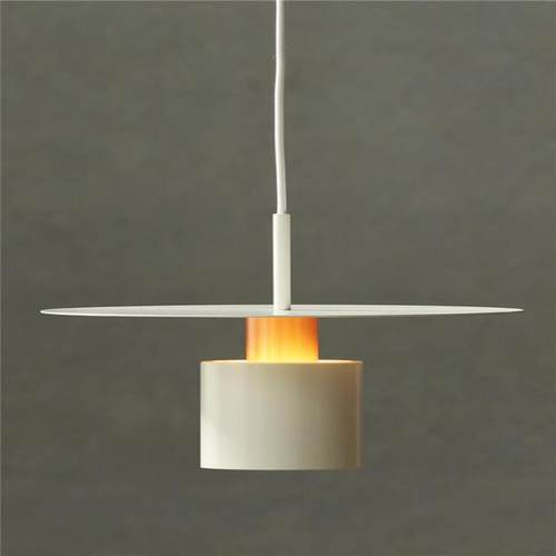 丹麦简约餐厅北欧床头灯卧室书房玄关白色小吊灯2024餐饮吊灯现代