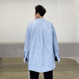 2025春夏小众设计感衬衫男士潮流帅气青春休闲宽松衬衣C169P65，男装衬衫，星座101A-3