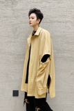 2025春夏潮流男士衬衫宽松纯色青年青春帅气休闲衬衣C161P75，男装衬衫，星座101A-3