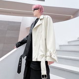 秋冬仿皮夹克男潮流炸街帅气宽松青春拼接休闲皮衣外套W329P135，男装夹克，星座101A-3