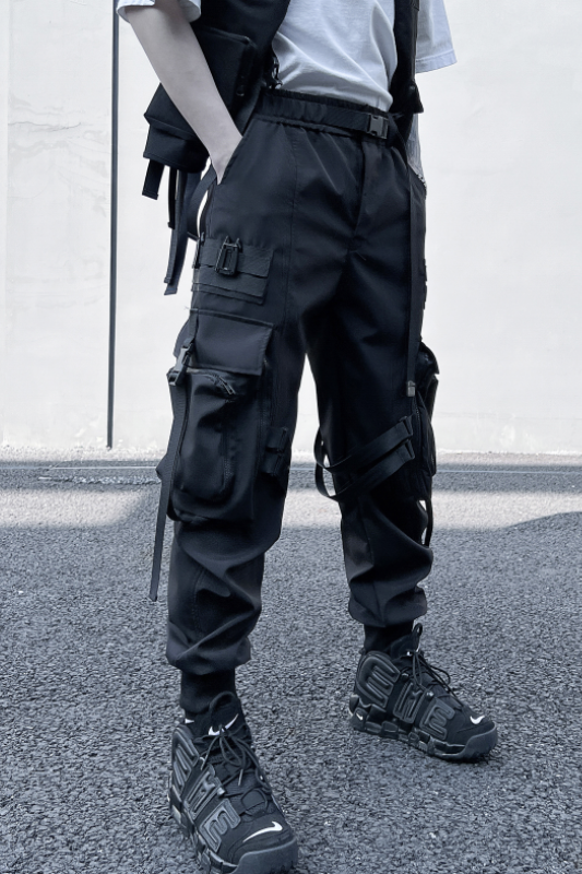 2025春季机能风伞兵工装裤男潮流宽松束脚休闲ins长裤K952P115,男装工装外套,星座101A-3