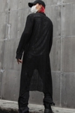 春夏潮牌男士长款长袖衬衫暗黑系男士亚麻衬衣发型师服装C32P85，男装衬衫，星座101A-3