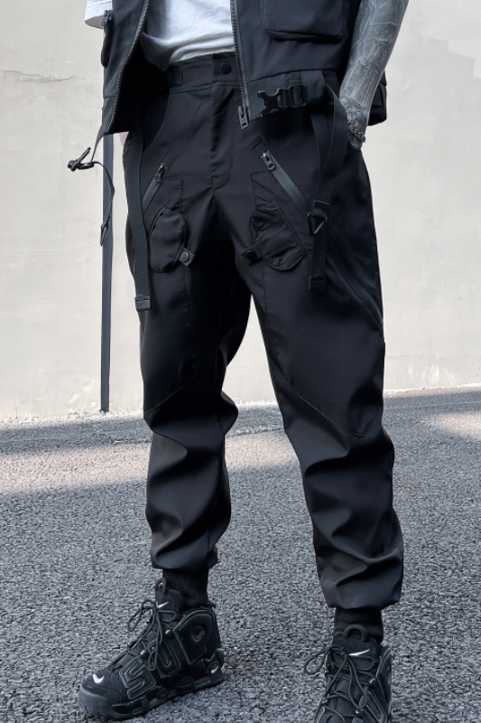 2025春季机能风伞兵工装裤男潮流宽松束脚青少年长裤K927P105,男装工装外套,星座101A-3