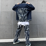 秋夹克外套宽松休闲男装一套搭配帅气长裤套装W213-P85K213-P85，男装夹克，星座101A-3