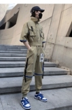 2025春夏工装机能风男士潮牌ins束脚休青春连体裤子K906P125，男装工装外套，星座101A-3