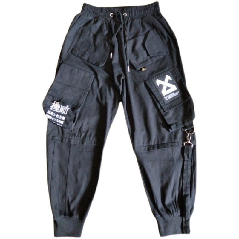 秋冬休闲裤男机能风工装裤潮流炸街刺绣束脚裤休闲裤子K871P75,男装工装外套,星座101A-3