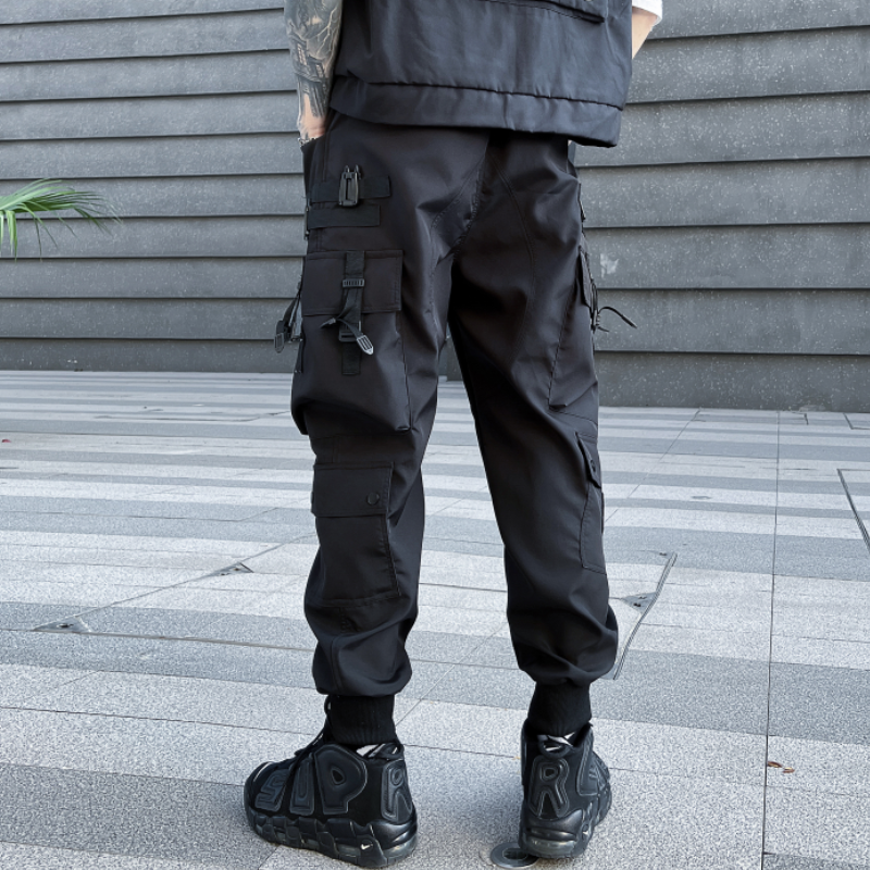 2025春季机能风伞兵工装裤男潮流宽松束脚休闲ins长裤K935P105,男装工装外套,星座101A-3