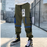 秋季休闲裤男机能风日系潮流炸街青春工装束脚裤子K878P65，男装工装外套，星座101A-3