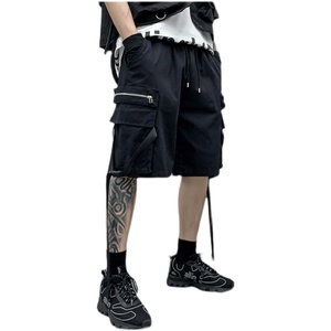 夏季男工装短裤潮牌ins炸街宽松日系五分裤潮流直筒裤子 DK36 P55图片