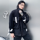 秋冬新款休闲男外套青年ins潮流帅气宽松夹克潮牌上衣W312P125，男装夹克，星座101A-3