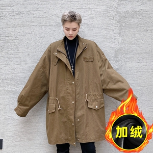 秋冬立领夹克男潮流刺绣帅气加绒休闲外套  W199普通P135加绒P145图片
