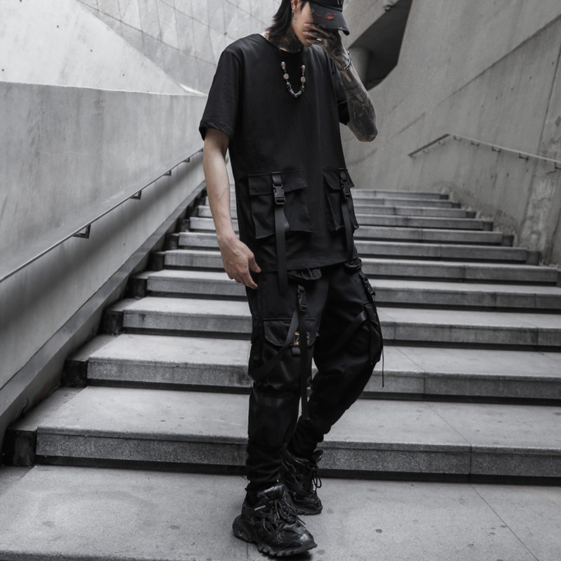 2025春夏日系港风潮男生休闲束脚工装裤运动裤K816P85,男装工装外套,星座101A-3