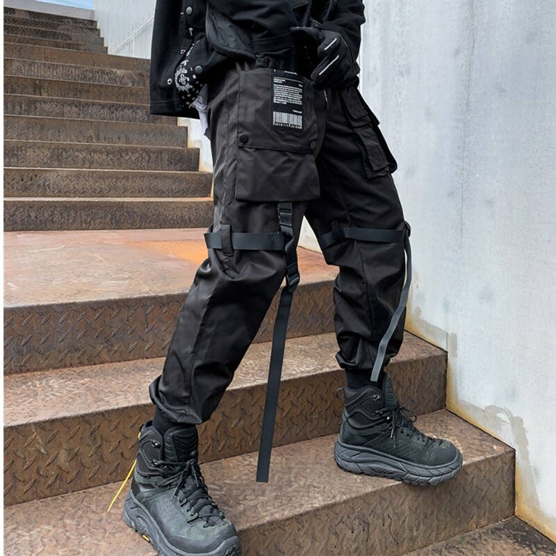 秋冬休闲工装裤男潮牌ins炸街宽松束脚机能风青年长裤K870P85,男装工装外套,星座101A-3