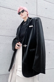 秋冬亮皮鳄鱼纹外套男宽松潮流高级感发型师纯色西服XF26P135，男装西服，星座101A-3