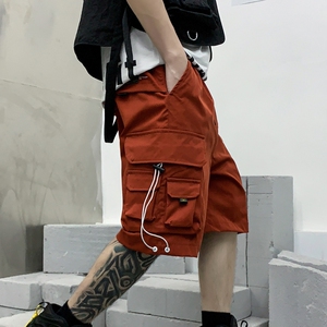 夏季男工装短裤潮牌ins炸街宽松日系五分裤潮流运动裤 DK16 P55图片
