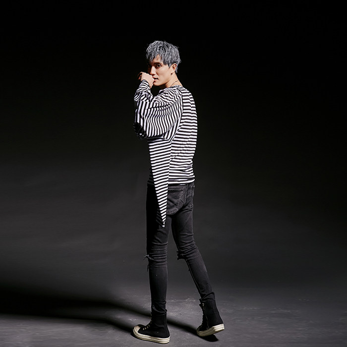 2024春夏潮男演出服韩版修身夜店酒吧DJ个性发型师服装CT44P55,男装T恤,星座101A-3