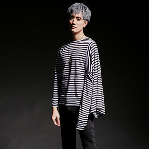 2024春夏潮男演出服韩版修身夜店酒吧DJ个性发型师服装 CT44 P55图片