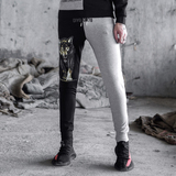 2025春夏潮男潮嘻哈舞台文艺演出欧美学院休闲运动裤K550P65，女装休闲裤，星座101A-3