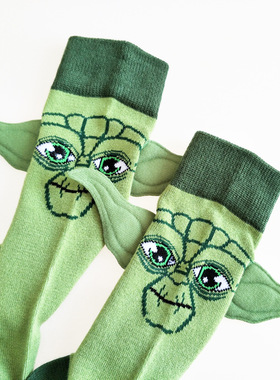 Star Wars Respected Jedi Master Socks Street Cotton women 10