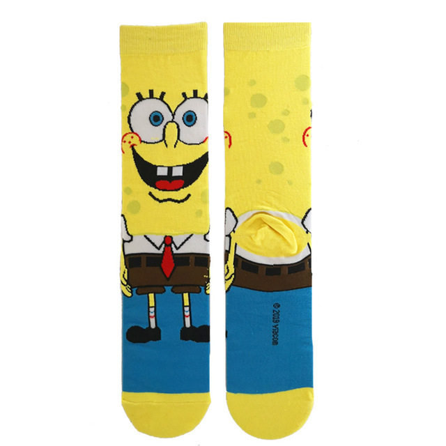 Personality funny Anime socks Cartoon happy socks Sock man thumbnail 3