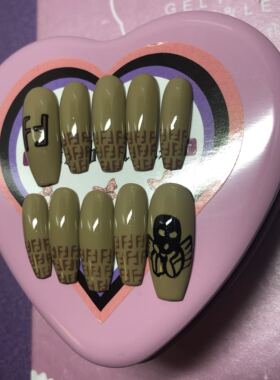Bobbi Nails 手工定制双F黑天使欧美甲片