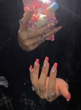 BOBBI NAILS手工定制欧美INS风hellokitty欧美甲片成品穿戴甲