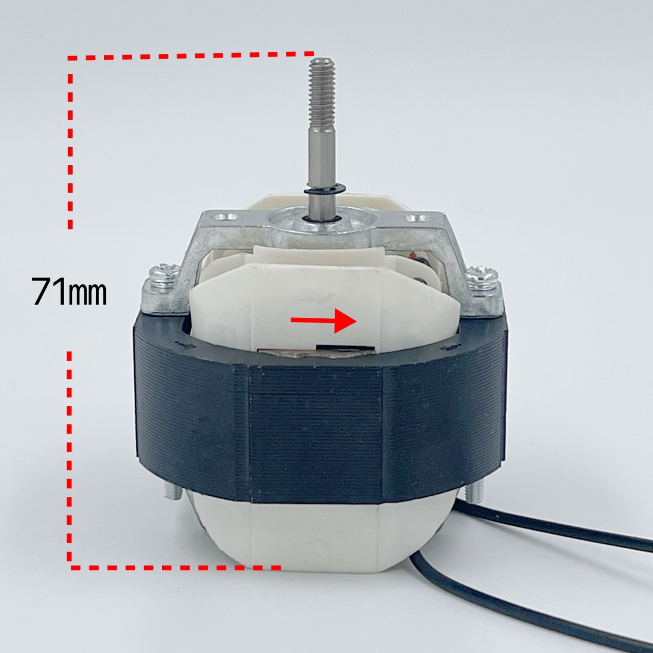 5820-半螺纹反转电机取暖器马达小钢炮电机配件铜电机