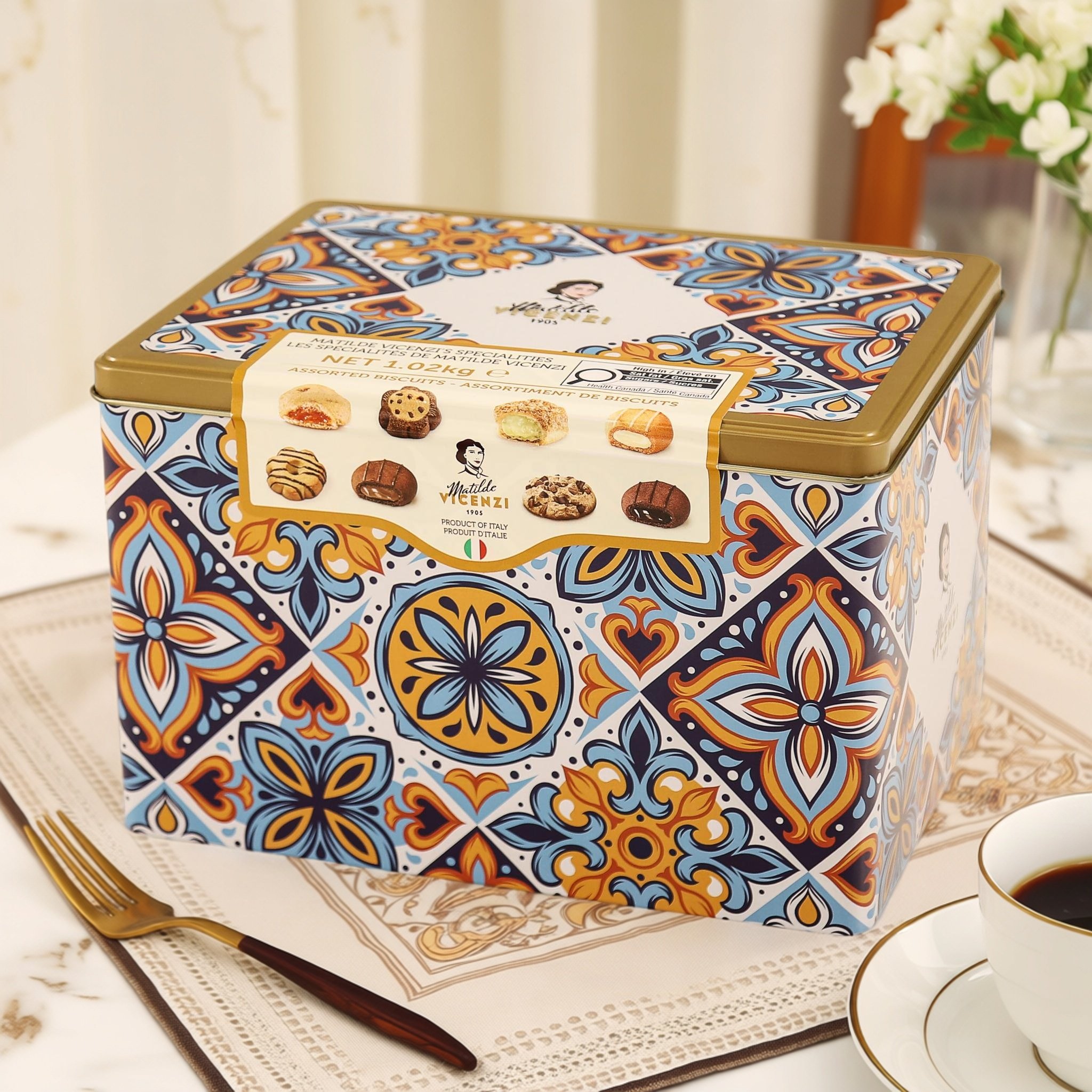 加拿大进口意大利VICENZI维西尼混合口味罗马曲奇饼干礼盒1.02KG,零食/坚果/特产,曲奇饼干,淘宝优惠券,粉丝福利购,淘宝优惠卷