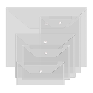 a3文件袋大号资料袋画袋图纸试卷4k绘画作品收纳袋a4透明纽扣袋fc收纳袋a5票据袋资料袋带名片夹大容量