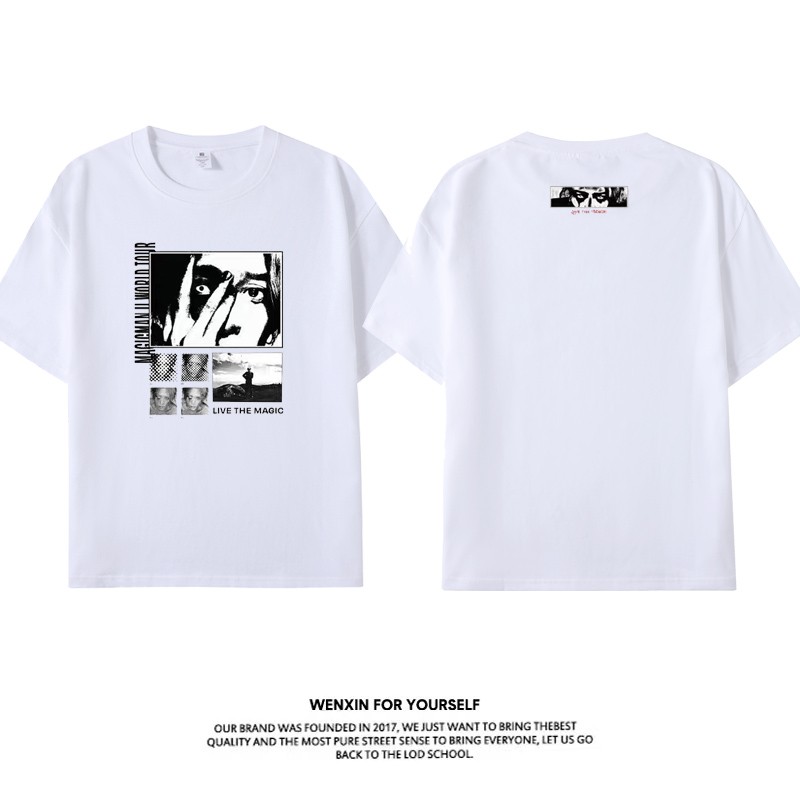 王嘉尔MAGICMAN2演唱会同款衣服周边纯棉短袖T恤男女应援上衣服潮