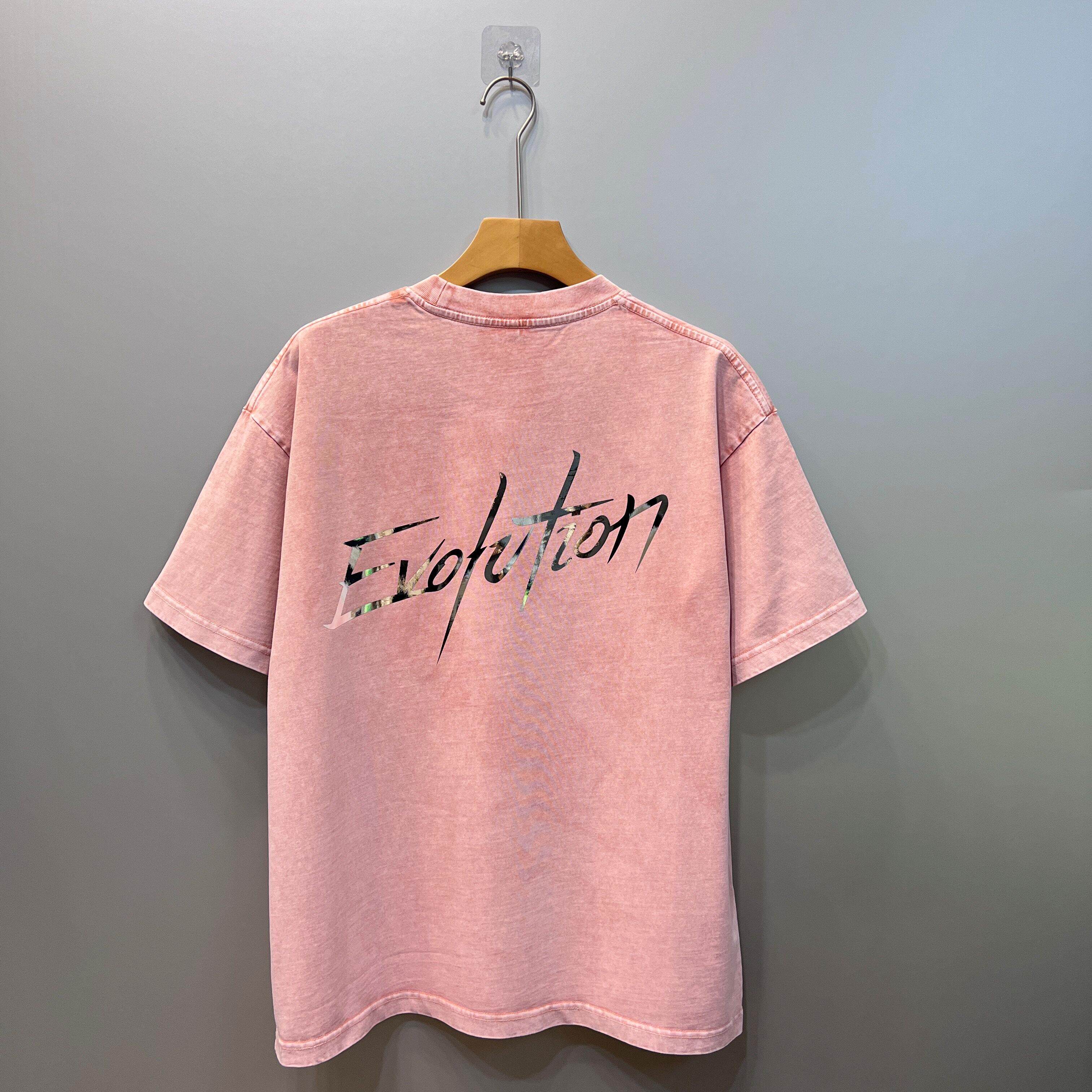 谢霆锋2026进化演唱会同款周边短袖T恤樱花粉重磅男女上衣服