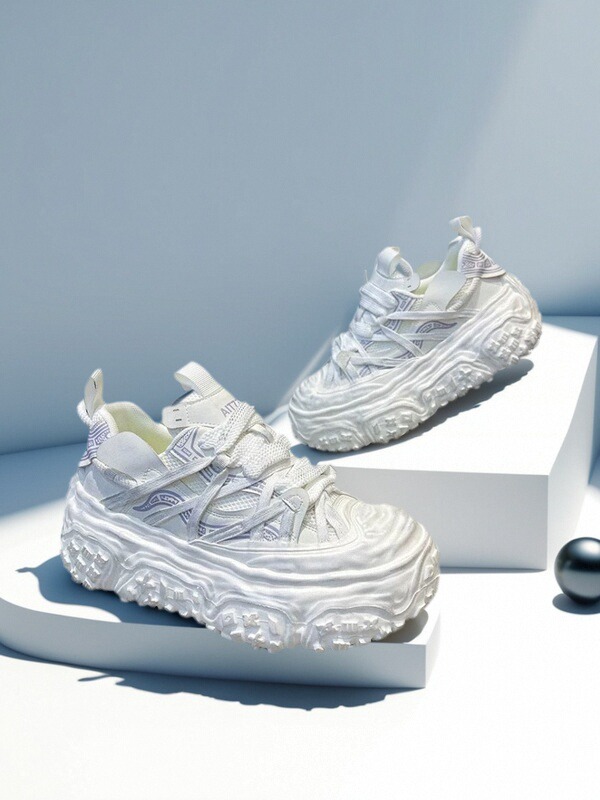 UCoc欧洲站男鞋2025夏季新款厚底增高老爹鞋时尚百搭休闲运动鞋